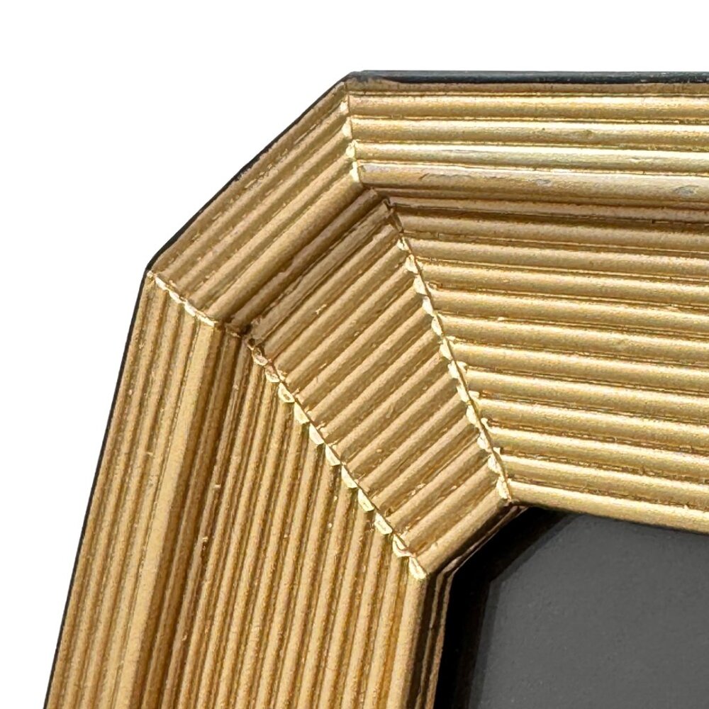 4x6 Gold Octagon Picture Frame with Beveled Corners - Picture 4 of 5